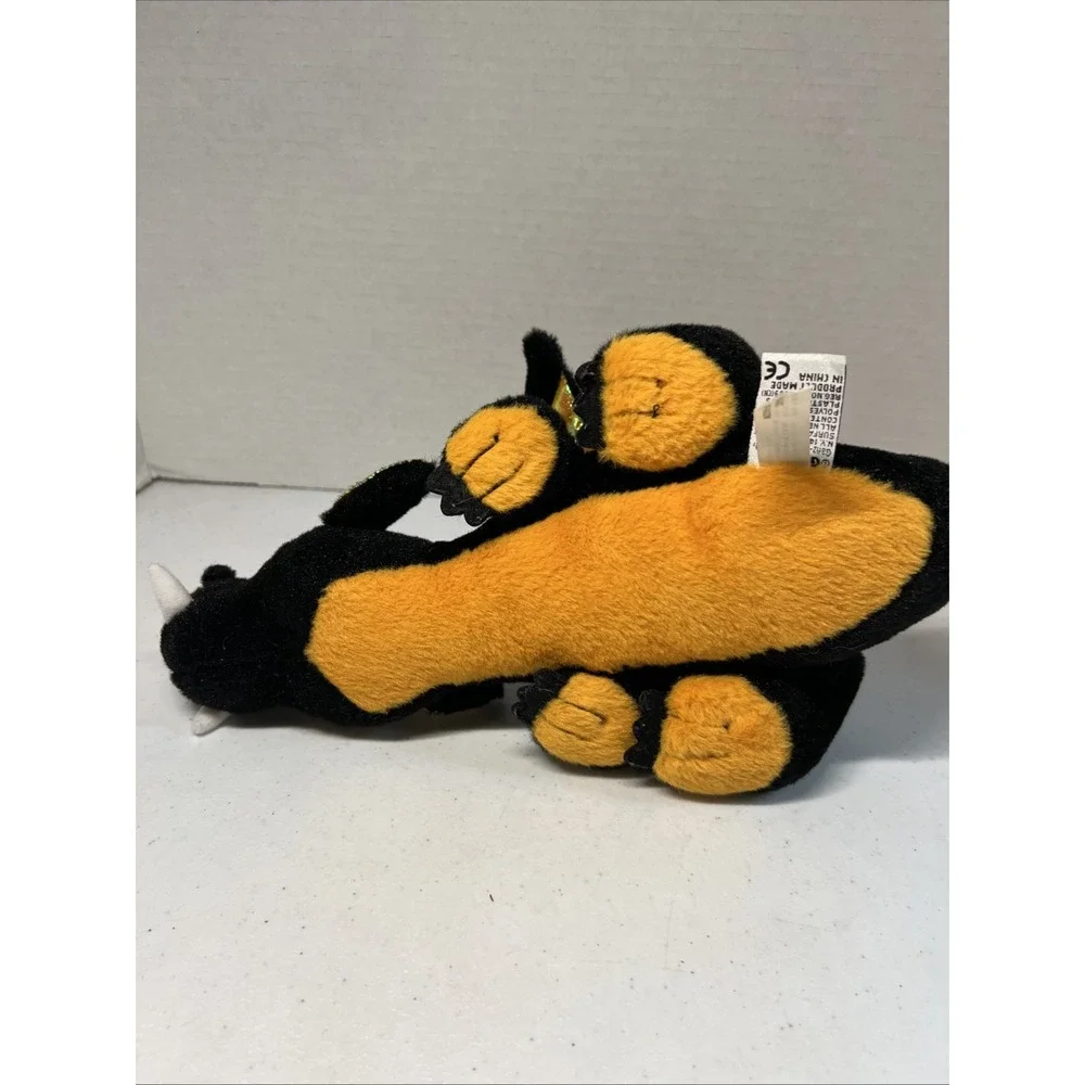 Webkinz Ganz Black Lava Dragon Plush NO CODE Stuffed Animal Toy HM463